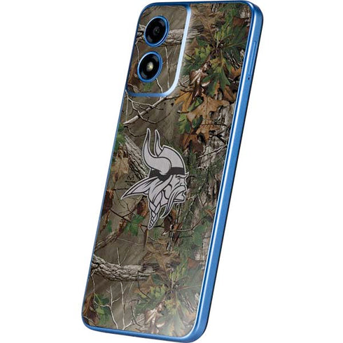 NFL Minnesota Vikings Realtree Xtra Green Camo Moto G Play 4G (2024) Skin