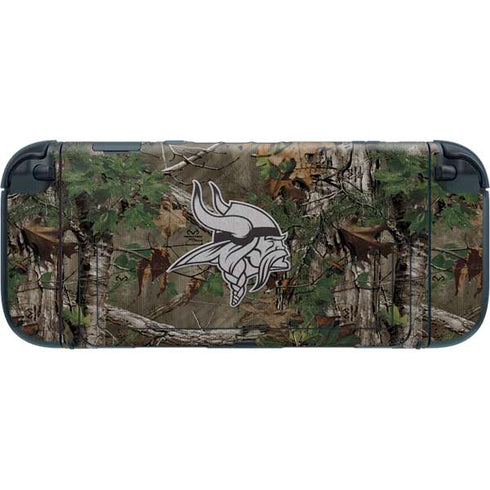 NFL Minnesota Vikings Realtree Xtra Green Camo Nintendo Switch 2 (2025) with Joy-Con Skin