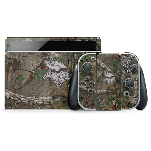 NFL Minnesota Vikings Realtree Xtra Green Camo Nintendo Skins