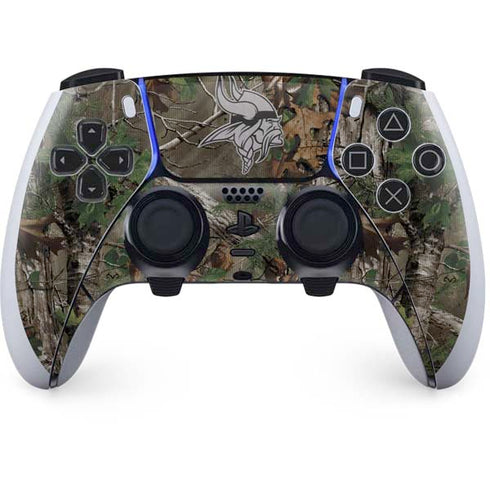 NFL Minnesota Vikings Realtree Xtra Green Camo PlayStation PS5 Skins