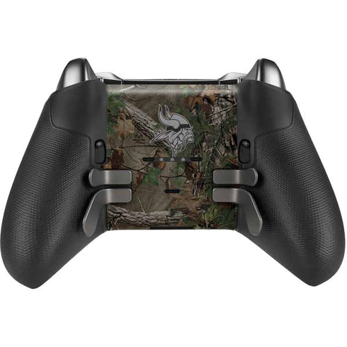 NFL Minnesota Vikings Realtree Xtra Green Camo Xbox Elite Wireless Controller Series 2 Skin