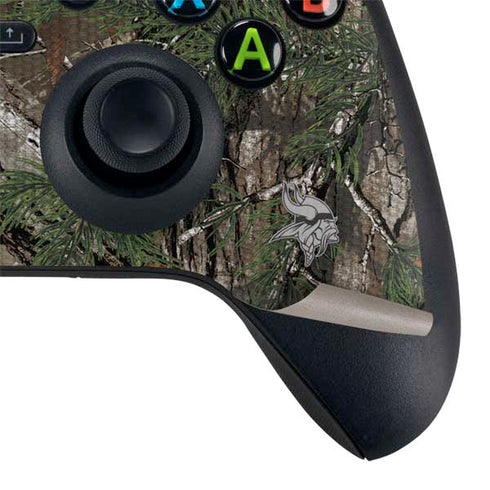 NFL Minnesota Vikings Realtree Xtra Green Camo Xbox Series X Controller Skin