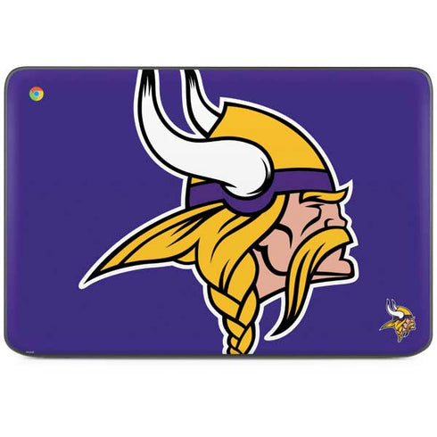 NFL Minnesota Vikings Retro Logo HP Chromebook Skin