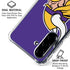 NFL Minnesota Vikings Retro Logo Galaxy A36 5G Clear Case