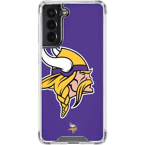 NFL Minnesota Vikings Retro Logo Galaxy S22 Clear Case