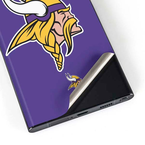 NFL Minnesota Vikings Retro Logo Galaxy Skins