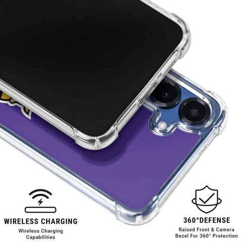 NFL Minnesota Vikings Retro Logo Galaxy S25 Plus Clear Case
