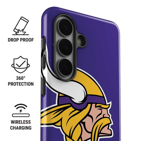 NFL Minnesota Vikings Retro Logo Galaxy S26 Plus Impact Case