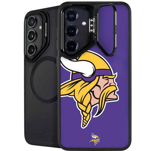 NFL Minnesota Vikings Retro Logo Galaxy S26 Plus Kickstand Case