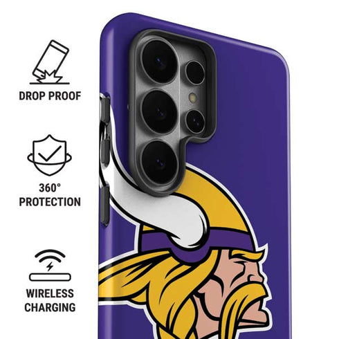 NFL Minnesota Vikings Retro Logo Galaxy S26 Ultra Impact Case