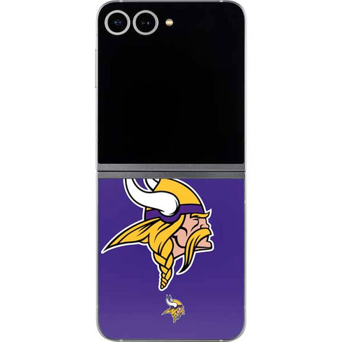 NFL Minnesota Vikings Retro Logo Galaxy Z Flip6 Skin