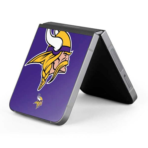 NFL Minnesota Vikings Retro Logo Galaxy Z Flip6 Skin