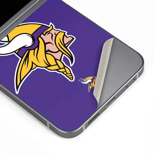 NFL Minnesota Vikings Retro Logo Galaxy Z Flip6 Skin