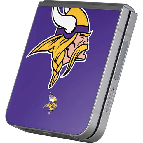 NFL Minnesota Vikings Retro Logo Galaxy Z Flip6 Skin