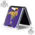 NFL Minnesota Vikings Retro Logo Galaxy Z Flip6 Clear Case