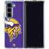 NFL Minnesota Vikings Retro Logo Galaxy Z Fold5 5G Clear Case