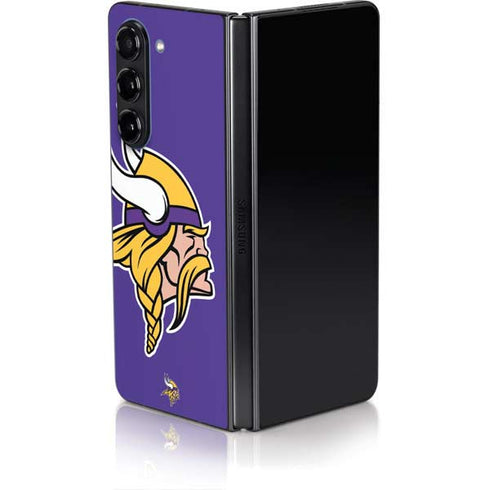 NFL Minnesota Vikings Retro Logo Galaxy Z Fold5 5G Skin