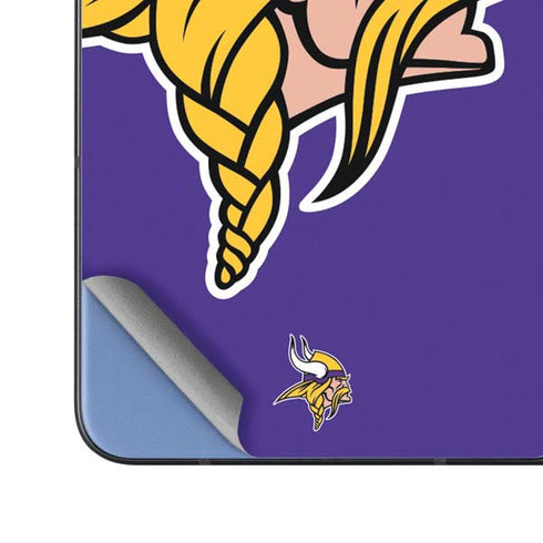 NFL Minnesota Vikings Retro Logo Galaxy Z Fold5 5G Skin