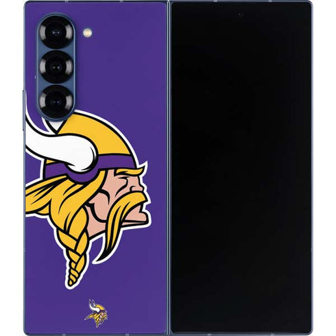 NFL Minnesota Vikings Retro Logo Galaxy Z Fold6 Skin