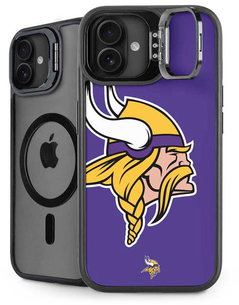 NFL Minnesota Vikings Retro Logo iPhone 16 Kickstand Case