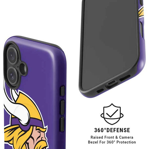 NFL Minnesota Vikings Retro Logo iPhone 16 Plus Magsafe Impact Case