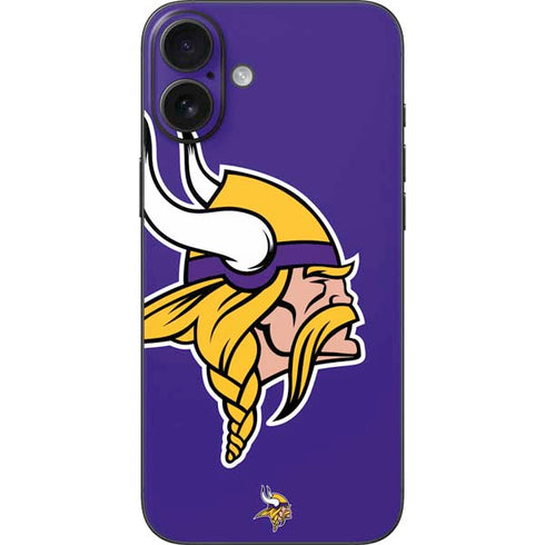 NFL Minnesota Vikings Retro Logo iPhone 16 Plus Skin