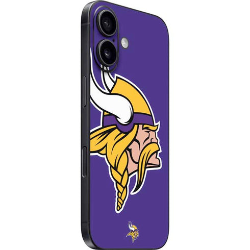 NFL Minnesota Vikings Retro Logo iPhone 16 Plus Skin