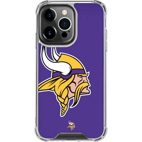 NFL Minnesota Vikings Retro Logo iPhone 16 Pro Clear Case