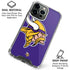 NFL Minnesota Vikings Retro Logo iPhone 16 Pro Clear Case