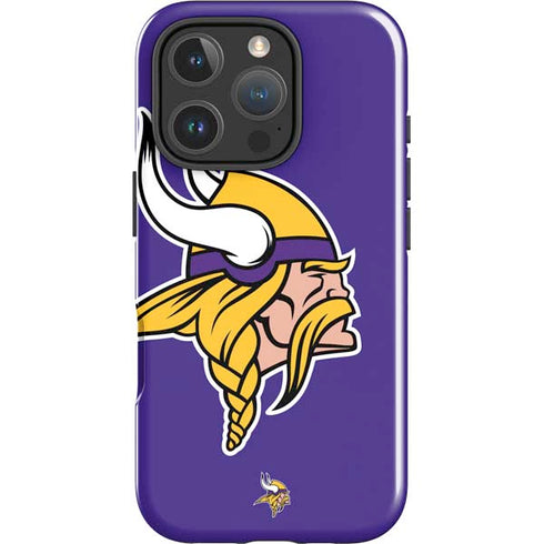 NFL Minnesota Vikings Retro Logo iPhone 16 Pro Impact Case