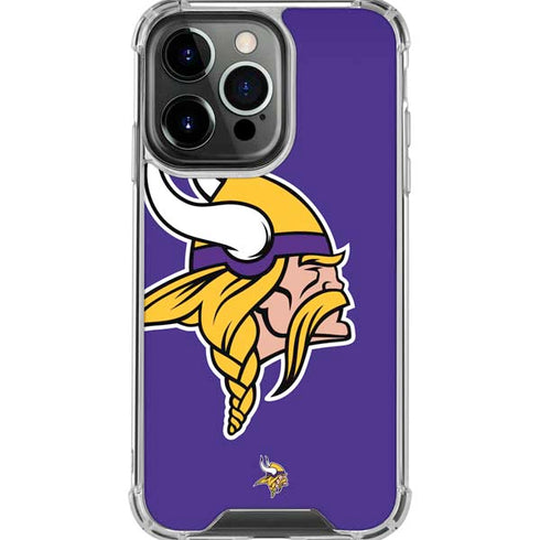 NFL Minnesota Vikings Retro Logo iPhone 16 Pro Max Clear Case
