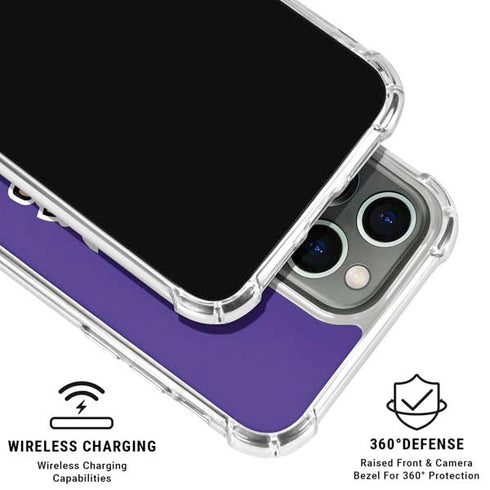 NFL Minnesota Vikings Retro Logo iPhone 16 Pro Max Clear Case