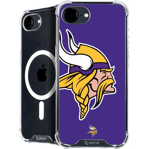 NFL Minnesota Vikings Retro Logo iPhone 16e MagSafe Case