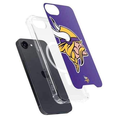 NFL Minnesota Vikings Retro Logo iPhone 16e MagSafe Case