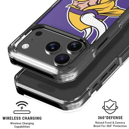 NFL Minnesota Vikings Retro Logo iPhone 18 Pro Clear Case