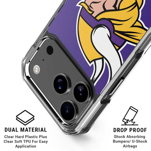 NFL Minnesota Vikings Retro Logo iPhone 18 Pro Clear Case