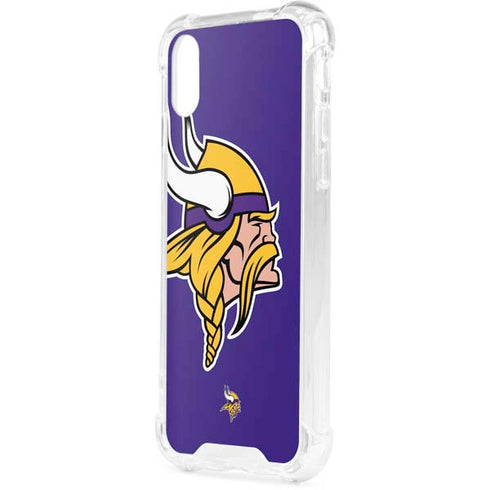 NFL Minnesota Vikings Retro Logo iPhone XS Clear Case