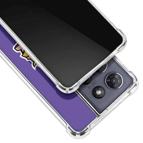 NFL Minnesota Vikings Retro Logo Moto G 5G (2025) Clear Case