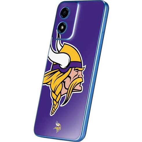 NFL Minnesota Vikings Retro Logo Moto G Play 4G (2024) Skin