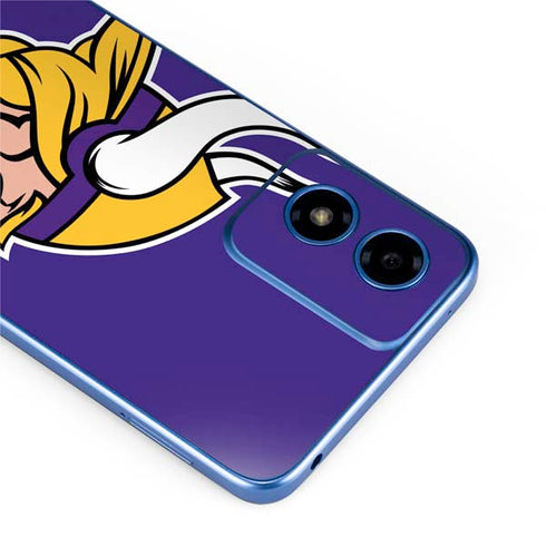 NFL Minnesota Vikings Retro Logo Moto G Play 4G (2024) Skin