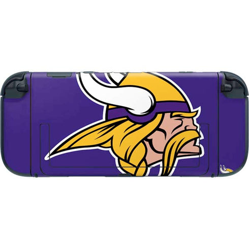NFL Minnesota Vikings Retro Logo Nintendo Switch 2 (2025) with Joy-Con Skin