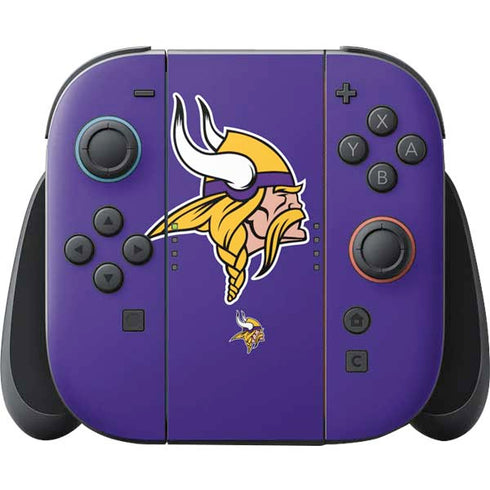 NFL Minnesota Vikings Retro Logo Nintendo Switch 2 (2025) Joy-Con Controller Skin