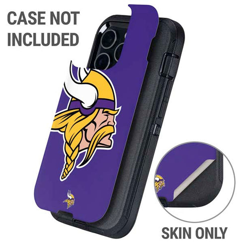 NFL Minnesota Vikings Retro Logo Otterbox Defender iPhone Skin