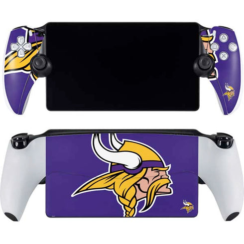 NFL Minnesota Vikings Retro Logo PlayStation Portal Remote Player Skin
