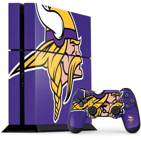 NFL Minnesota Vikings Retro Logo PlayStation PS4 Skins
