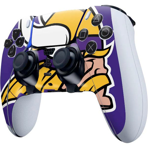 NFL Minnesota Vikings Retro Logo PS5 DualSense Edge Pro Controller Skin