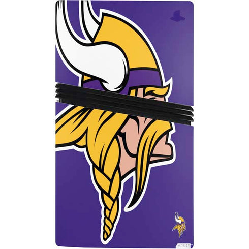NFL Minnesota Vikings Retro Logo PS5 Pro Console Skin