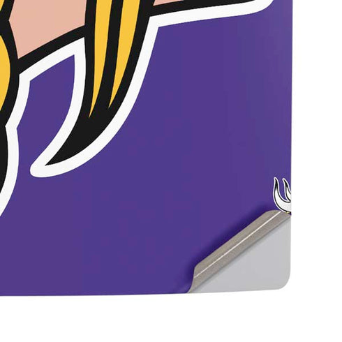 NFL Minnesota Vikings Retro Logo PS5 Pro Disk Console Skin