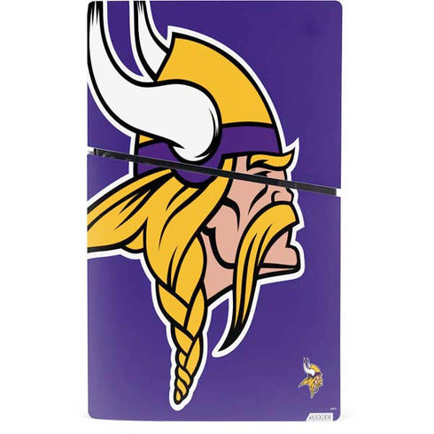 NFL Minnesota Vikings Retro Logo PS5 Slim Digital Edition Console Skin