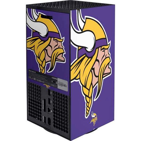 NFL Minnesota Vikings Retro Logo Xbox Series X Bundle Skin
